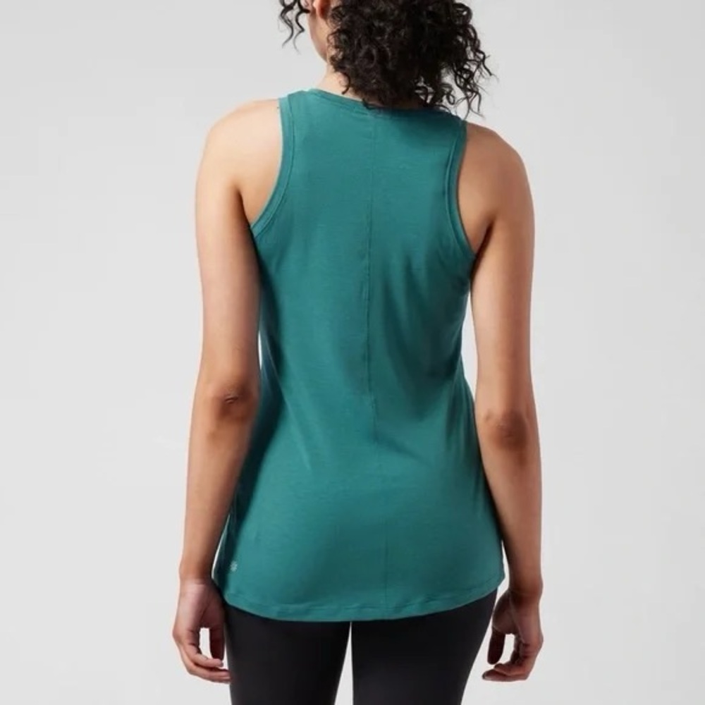 Athleta Dark Teal Twist Tank Top - Picture 3 of 4